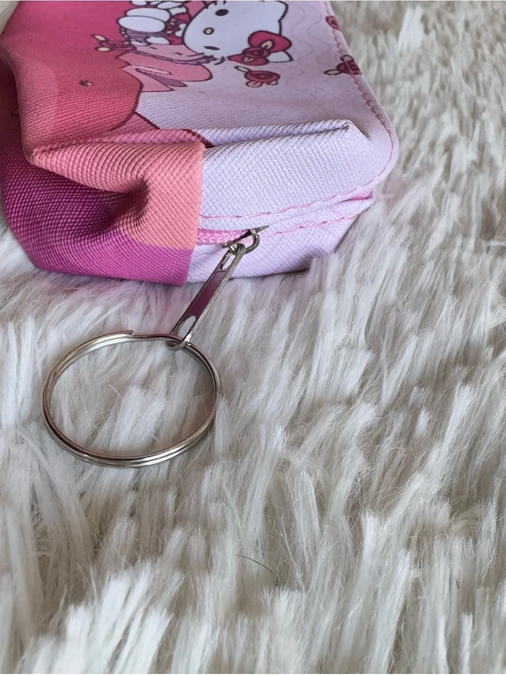 Hello Kitty Pink and Light Pink Cosmetic pencil Pouch